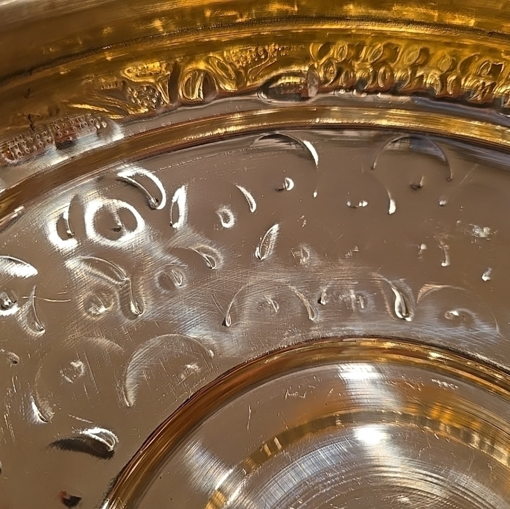 Fine Craft India Brass Traditional Decorative Urli Bowl Decor - 12" - Picture 15 of 15